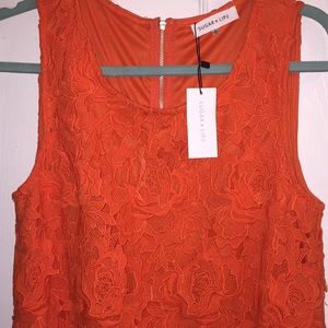 Sugar + Lips Embroidered Dress